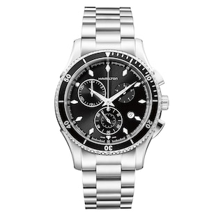 Hamilton Jazzmaster Seaview Chrono Quartz 44mm Mens Watch
