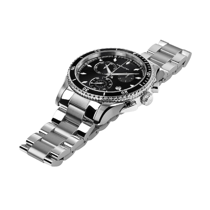 Hamilton Jazzmaster Seaview Chrono Quartz 44mm Mens Watch