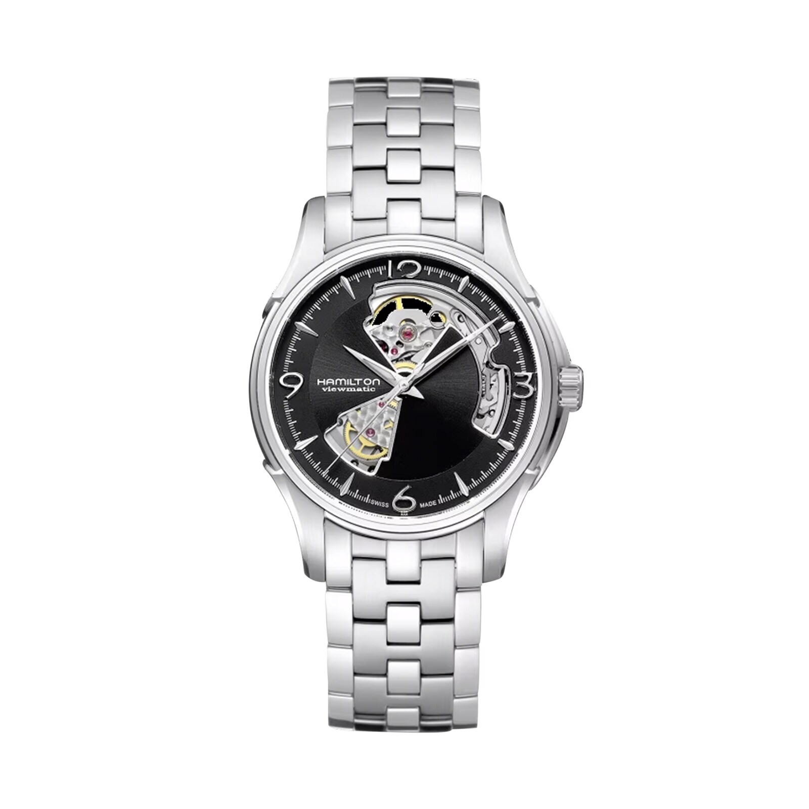 Hamilton Jazzmaster Open Heart Automatic 40mm Mens Watch Black