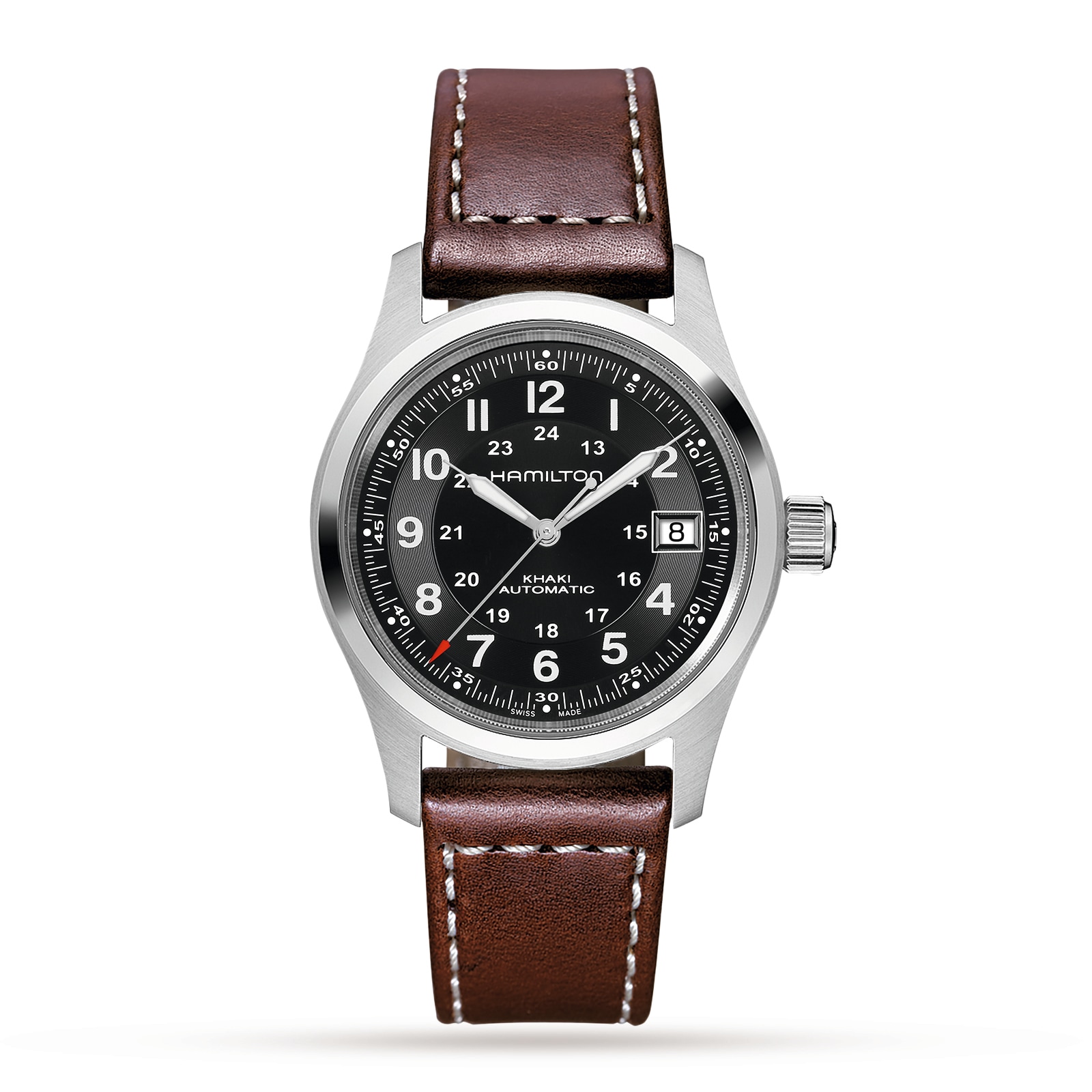 Hamilton Khaki Field Auto 38mm Mens Watch Black