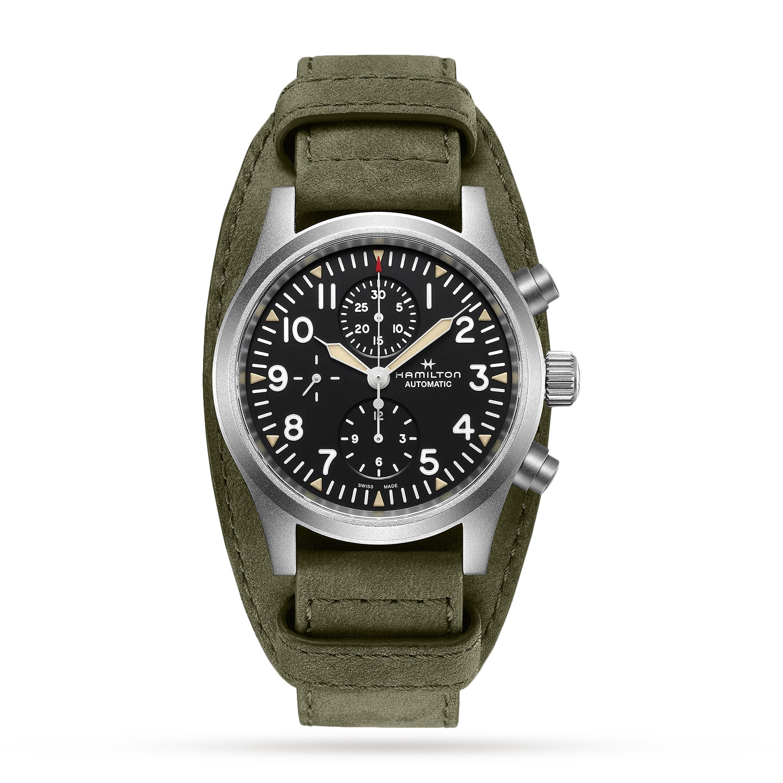 How to operate a Hamilton Automatic Khaki Field Watch - YouTube