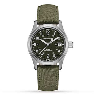 Hamilton Khaki Field Mechanical 38mm Mens Watch Green