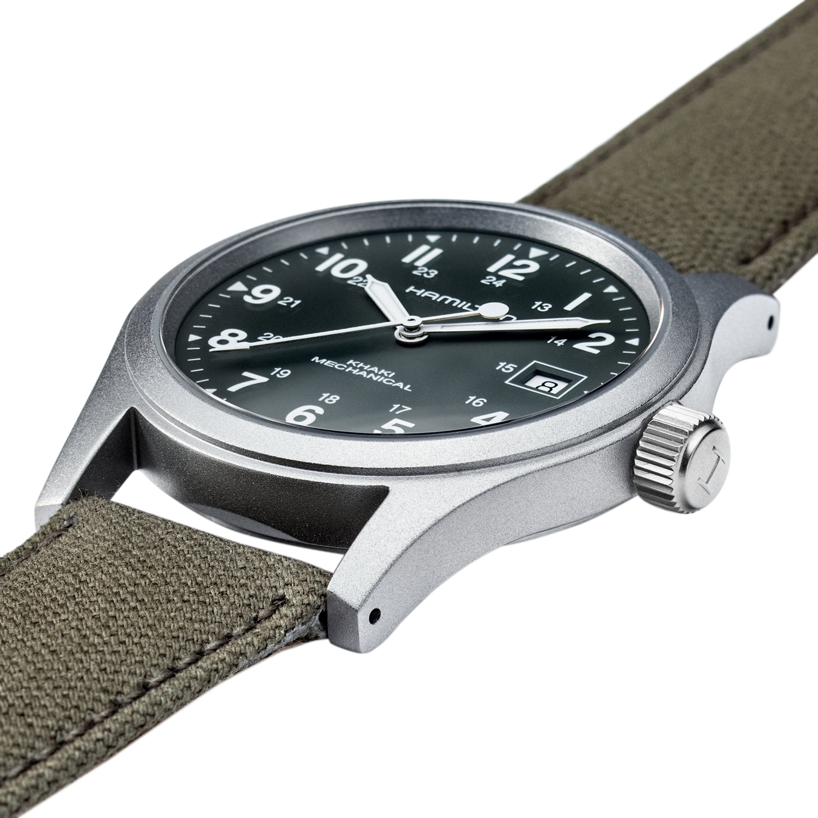 Hamilton Khaki Field Mechanical 38mm Mens Watch Green