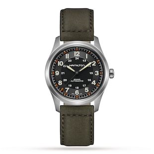 Hamilton Khaki Field Titanium Auto 38mm Mens Watch Black