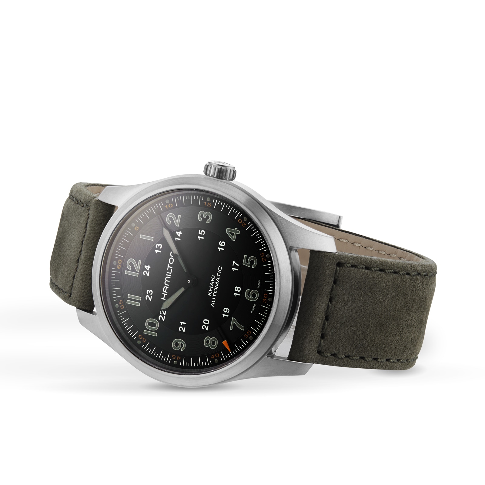 Hamilton khaki discount field titanium black