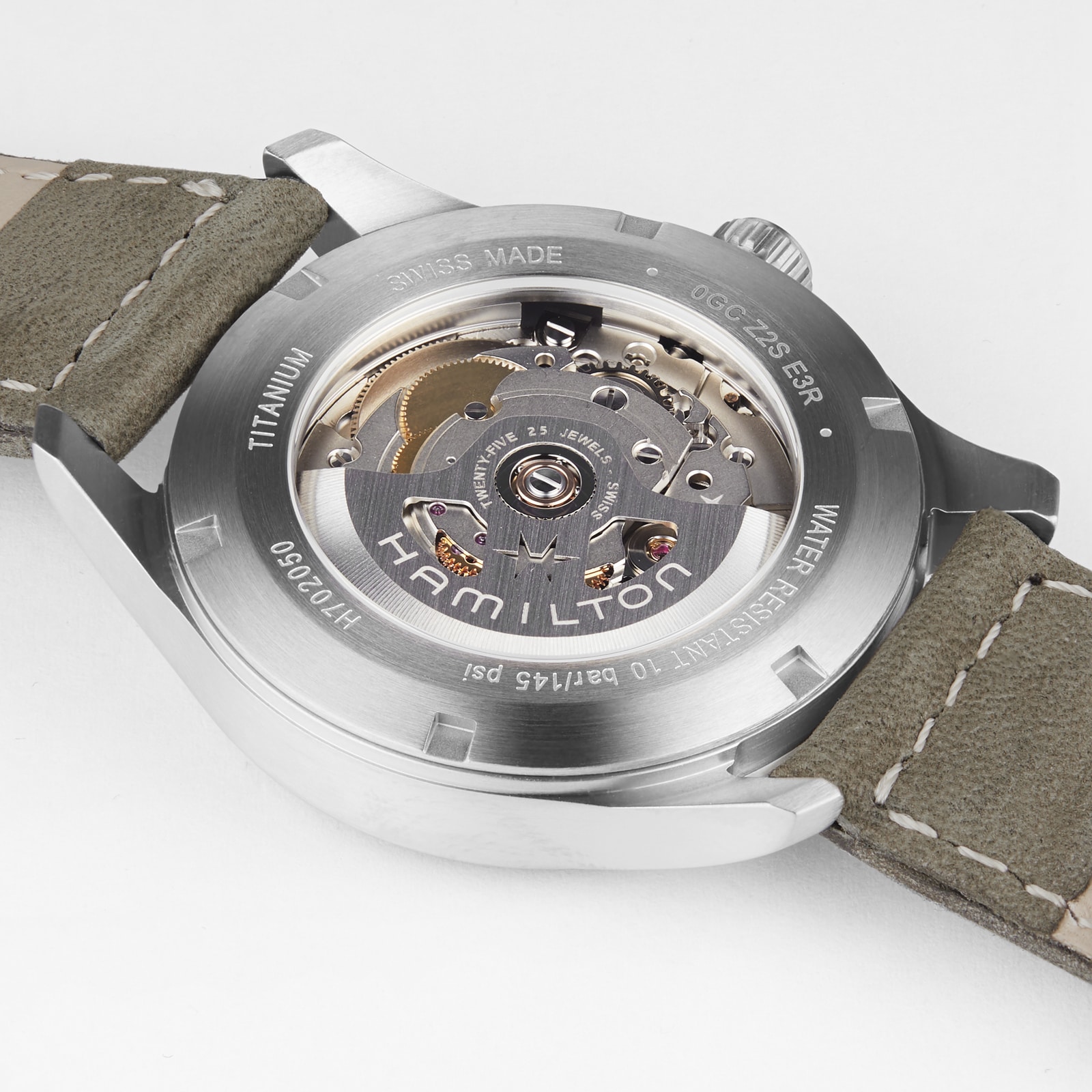 Hamilton Khaki Field Titanium Auto 38mm Mens Watch Black