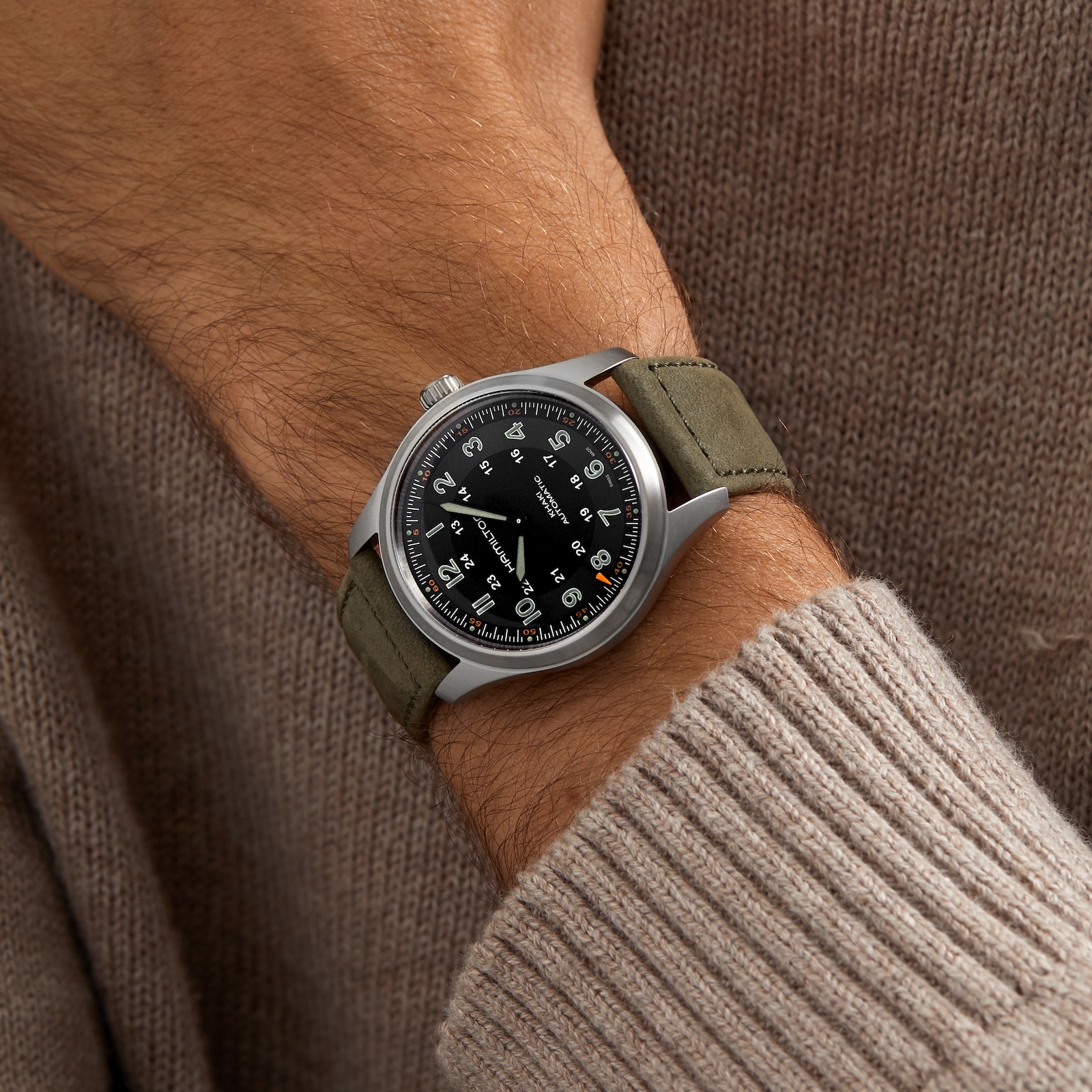Hamilton Khaki Field Titanium Auto 38mm Mens Watch Black