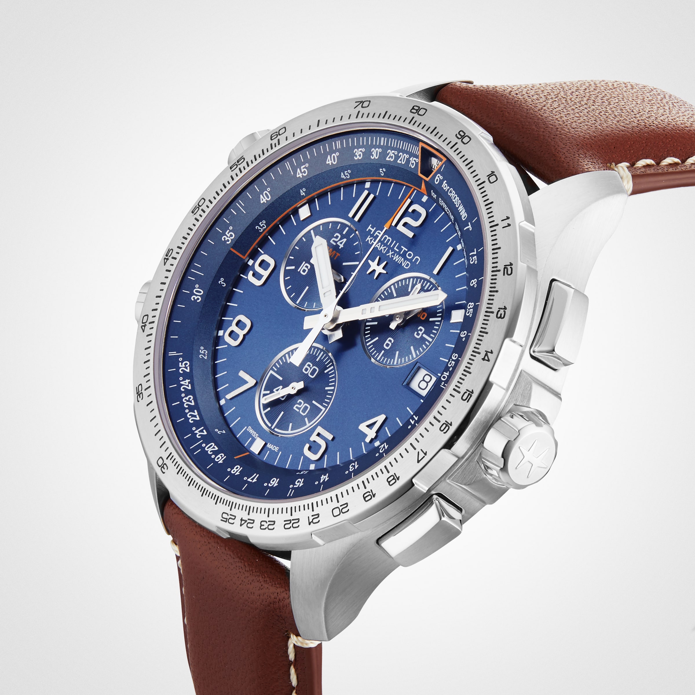 Hamilton x clearance wind chronograph