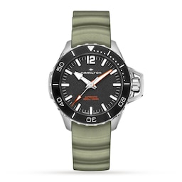 17150305 - Khaki Navy Frogman 46mm Mens Watch Black