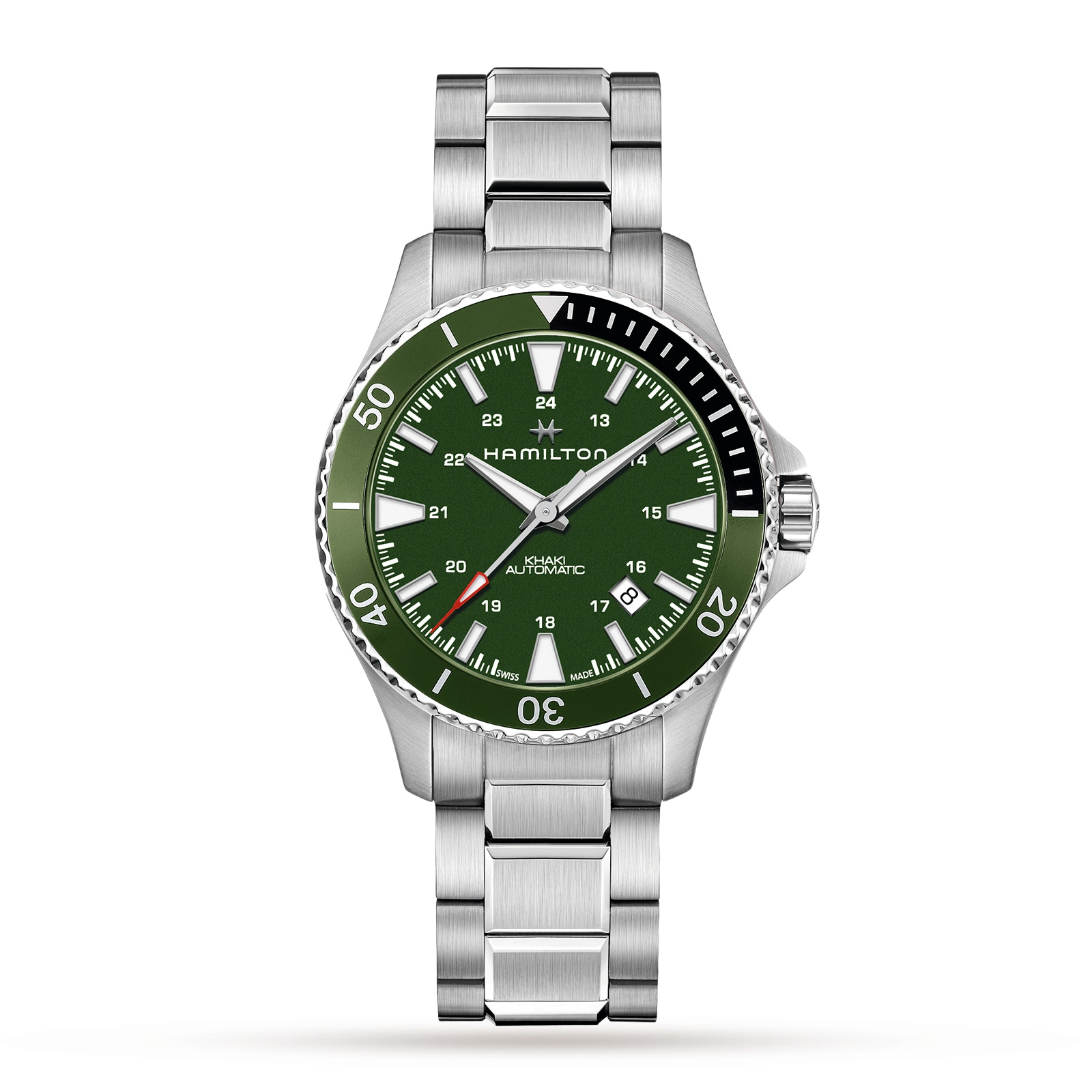 Khaki Navy Scuba Auto 40mm Mens Watch Green