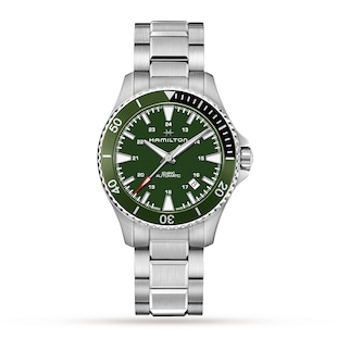 Hamilton Khaki Navy Scuba Auto 40mm Mens Watch Green