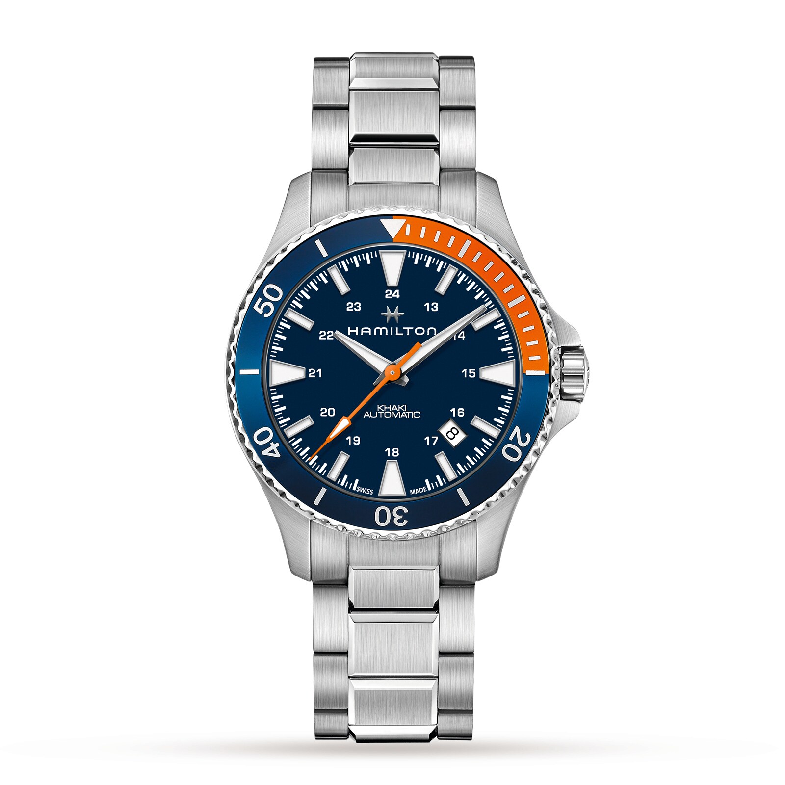 Hamilton Khaki Navy Scuba Auto 40mm Mens Watch Blue Hamilton Khaki Navy Scuba Auto 40mm Mens Watch Blue