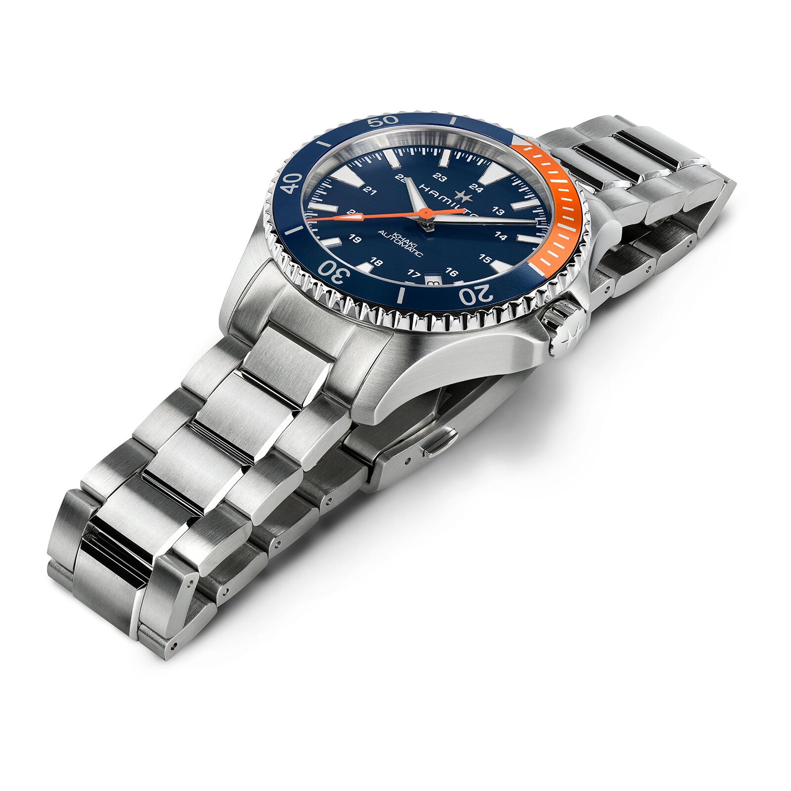 Hamilton Khaki Navy Scuba Auto 40mm Mens Watch Blue Hamilton Khaki Navy Scuba Auto 40mm Mens Watch Blue