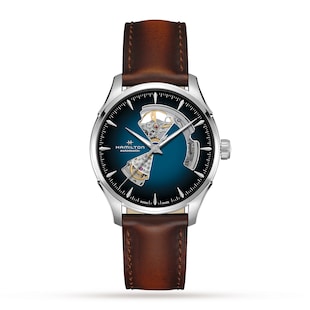 Hamilton Jazzmaster Open Heart 40mm Mens Watch Blue