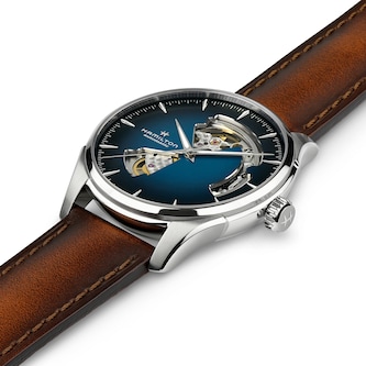 Hamilton Jazzmaster Open Heart 40mm Mens Watch Blue