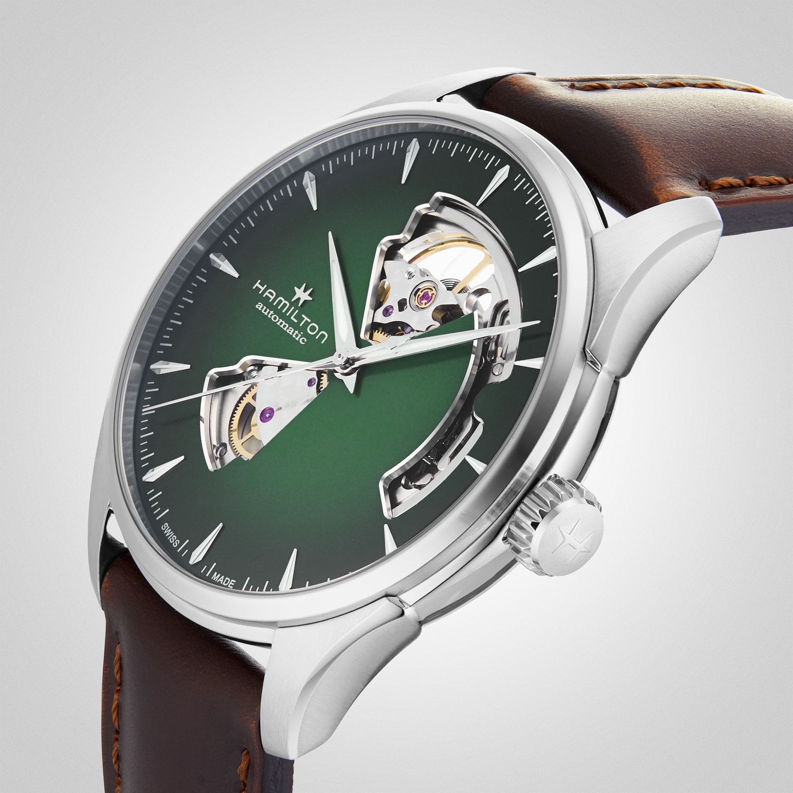 Green discount hamilton watch