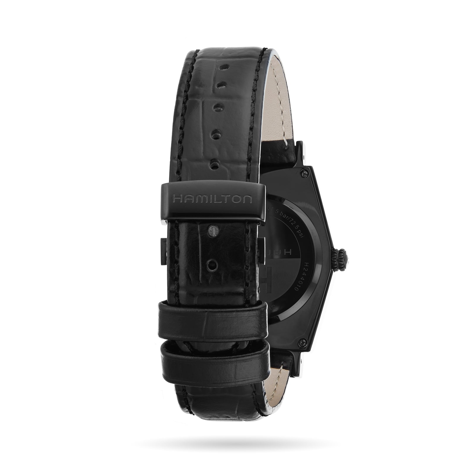 Hamilton Ventura Quartz 32.3mm x 50.3mm Mens Watch Black Hamilton Ventura Quartz 32.3mm x 50.3mm Mens Watch Black