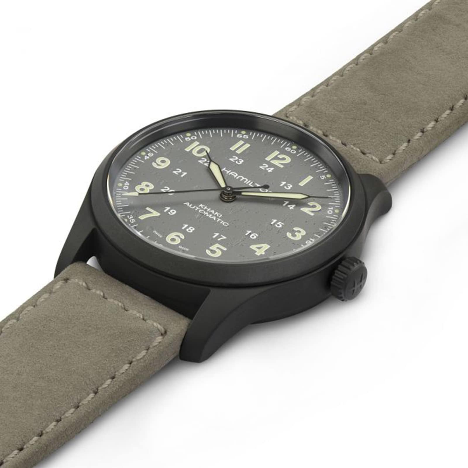 Hamilton Khaki Field Titanium Grey dial Grey Strap 38mm