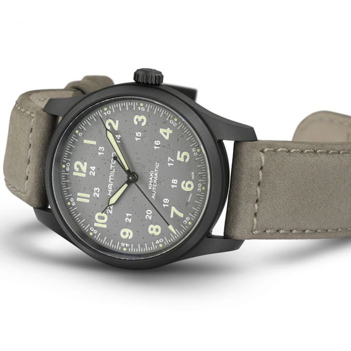 Hamilton Khaki Field Titanium Grey dial Grey Strap 38mm