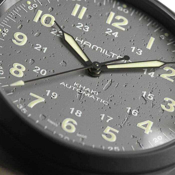 Hamilton Khaki Field Titanium Grey dial Grey Strap 38mm