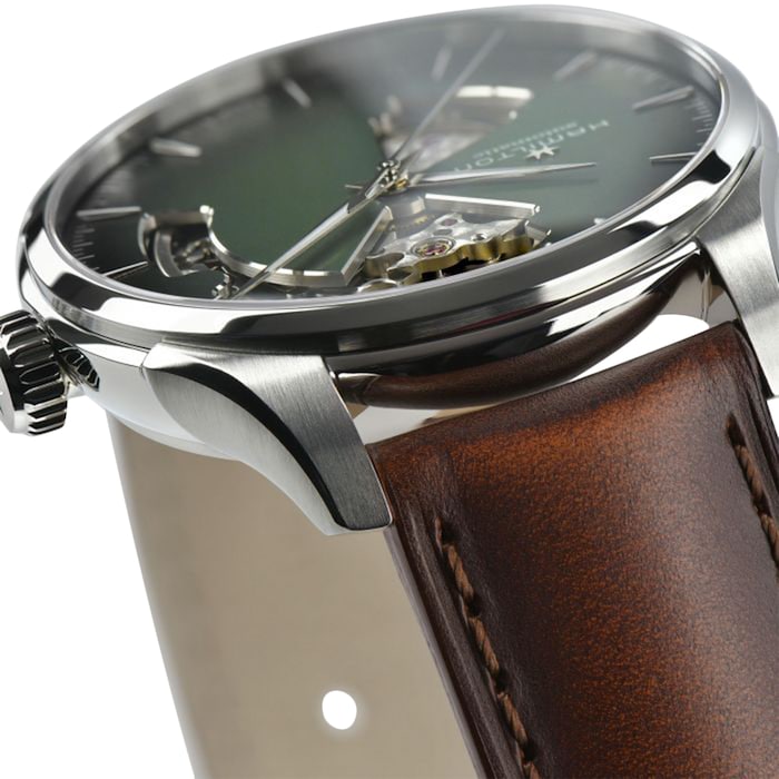 Hamilton Jazzmaster Open Heart Smoked Dial 40mm