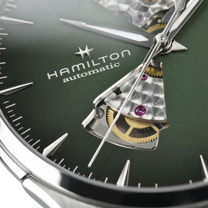 Hamilton Jazzmaster Open Heart Smoked Dial 40mm