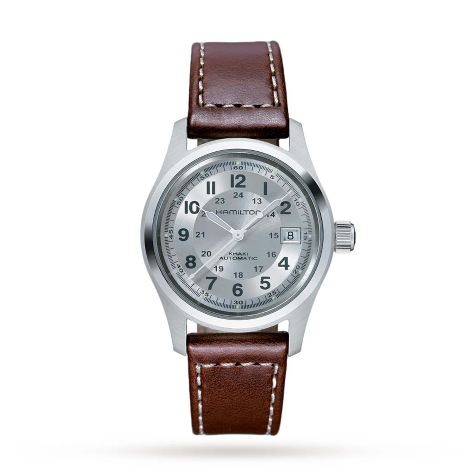 Hamilton Khaki Field Auto 38mm Unisex Watch H70455553 Watches Of Switzerland UK