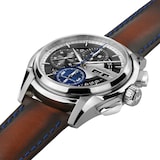 Hamilton Jazzmaster Face 2 Face III Limited Edition 44mm Mens Watch Silver