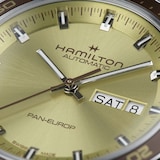Hamilton American Classic Pan Europ Day Date Automatic 42mm Mens Watch Green