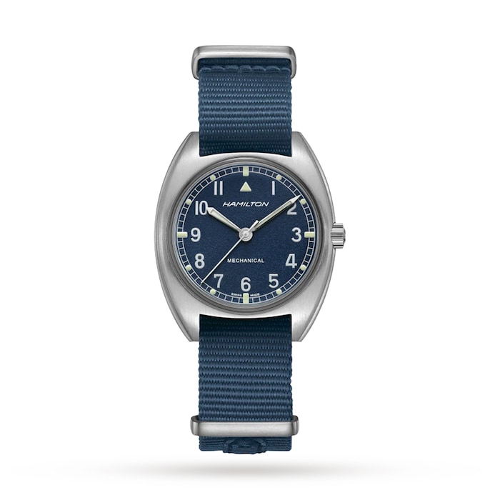 Hamilton Khaki Aviation Pilot Pioneer 36mm Mens Watch - Blue