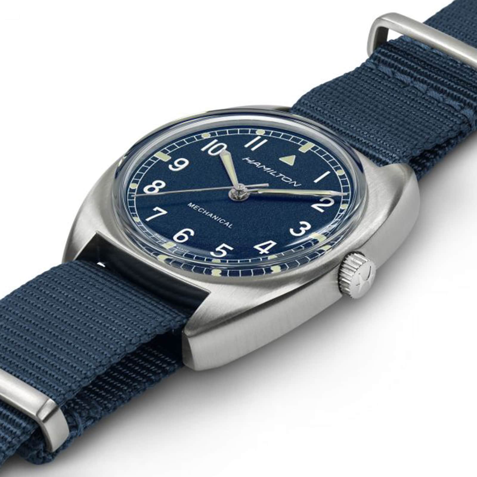 Hamilton Khaki Aviation Pilot Pioneer 36mm Mens Watch - Blue