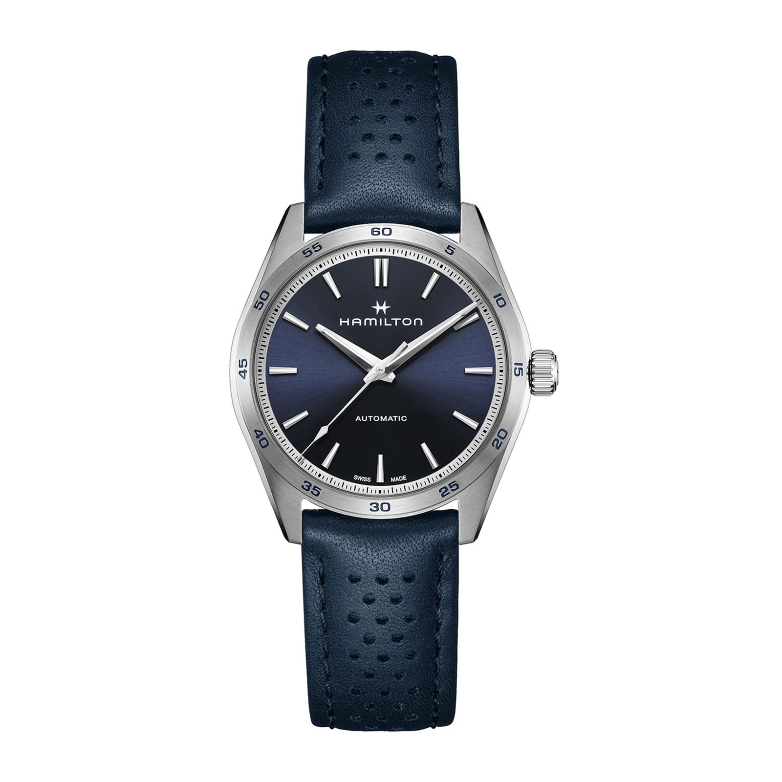 Hamilton Jazzmaster Performer Automatic 38mm Mens Watch Blue Hamilton Jazzmaster Performer Automatic 38mm Mens Watch Blue