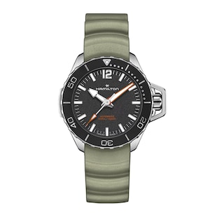 Hamilton Khaki Navy Frogman Auto 41mm Mens Watch Black