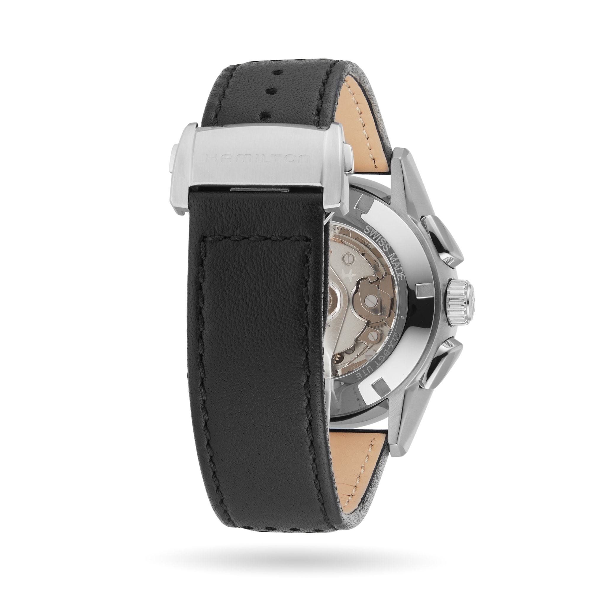 Hamilton Jazzmaster Performer Automatic Chronograph 42mm Mens Watch Black Hamilton Jazzmaster Performer Automatic Chronograph 42mm Mens Watch Black