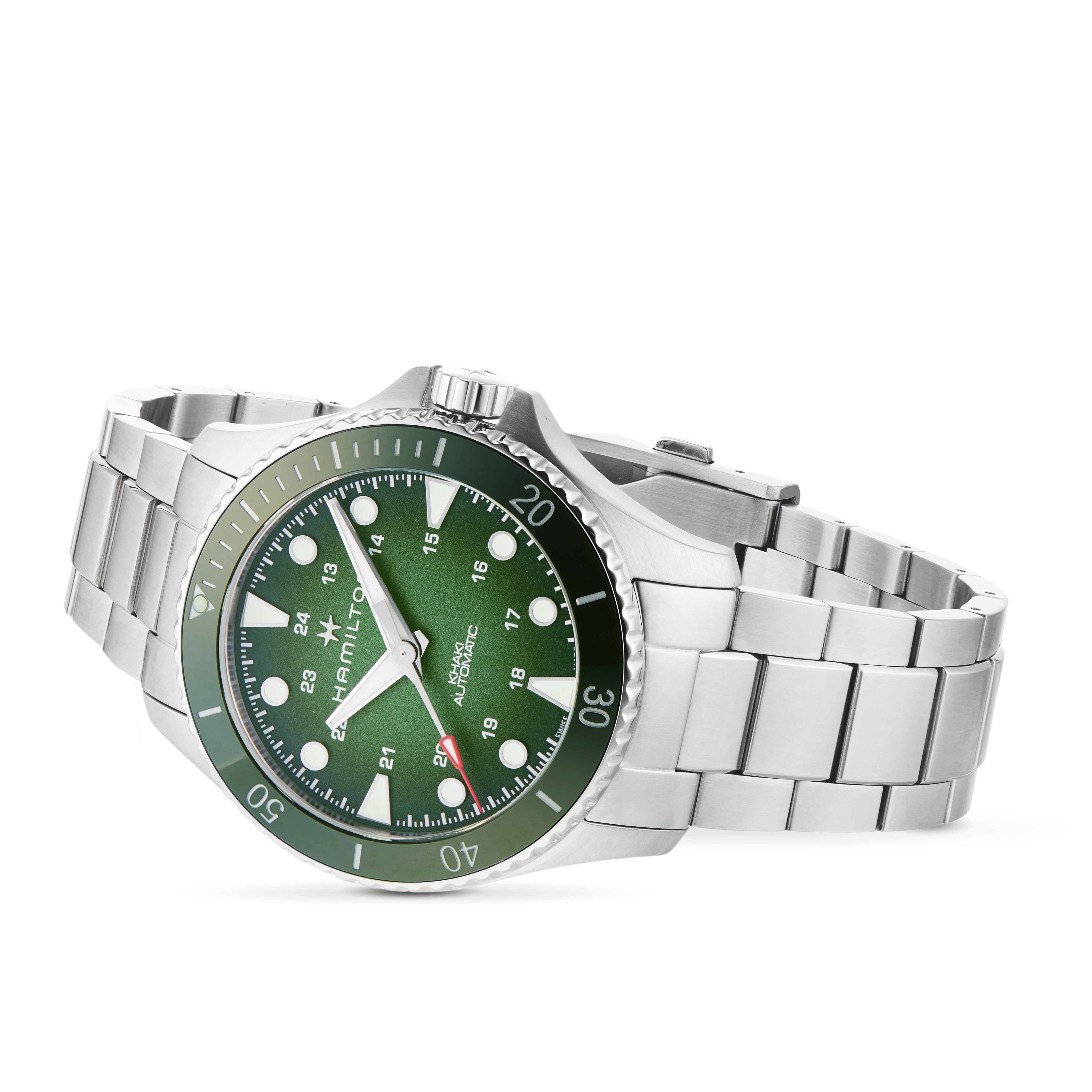 Hamilton khaki navy online scuba verde