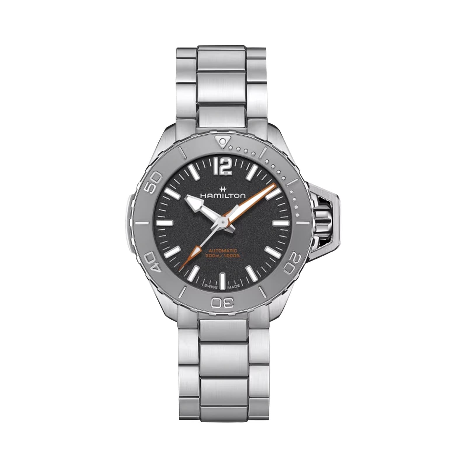 Hamilton Khaki Navy Frogman Automatic 41mm Mens Watch Black Hamilton Khaki Navy Frogman Automatic 41mm Mens Watch Black