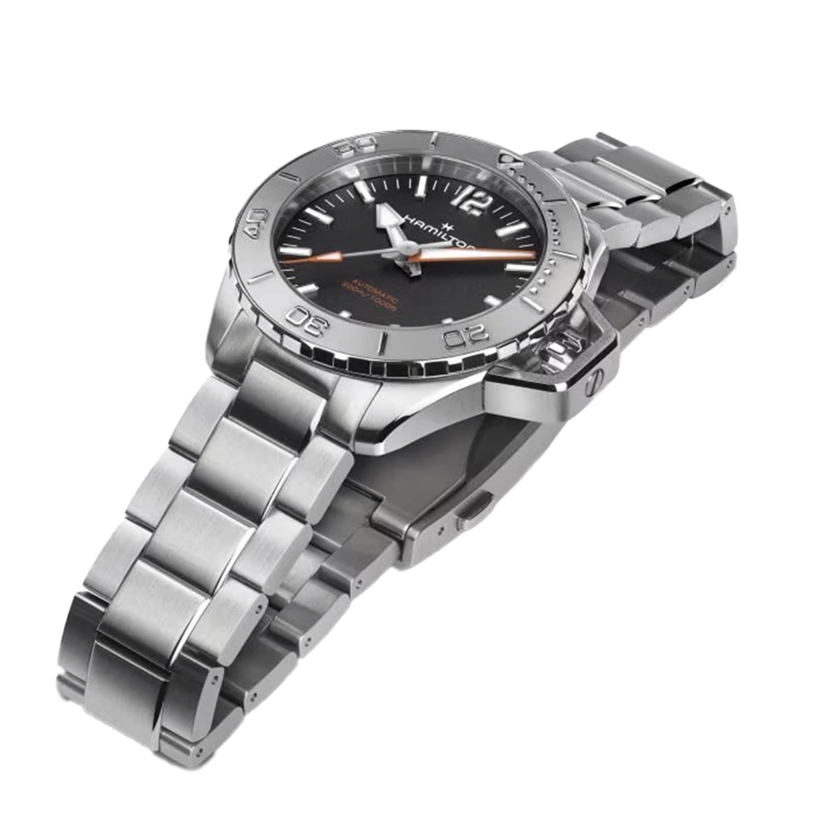 Hamilton Khaki Navy Frogman Automatic 41mm Mens Watch Black Hamilton Khaki Navy Frogman Automatic 41mm Mens Watch Black