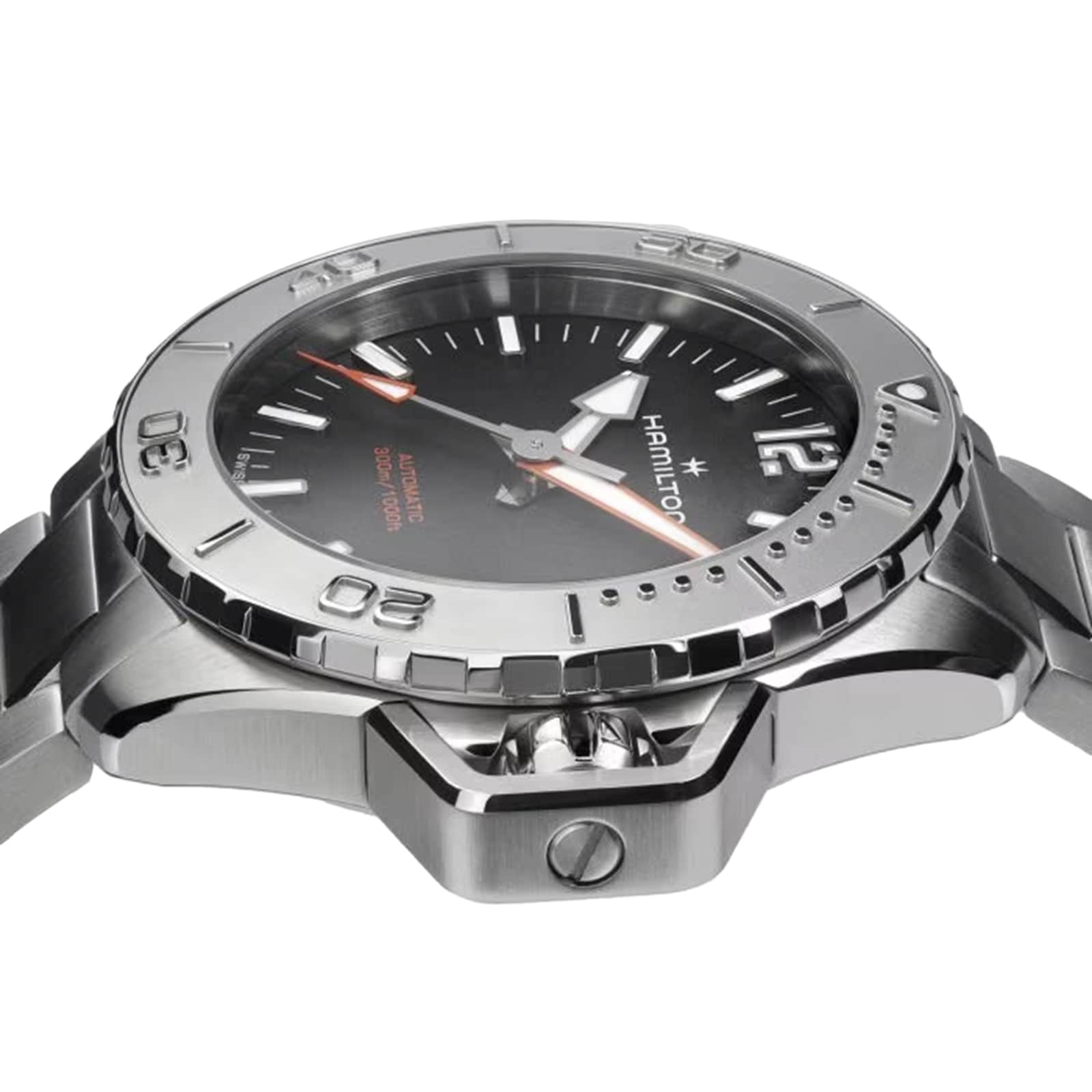 Hamilton Khaki Navy Frogman Automatic 41mm Mens Watch Black