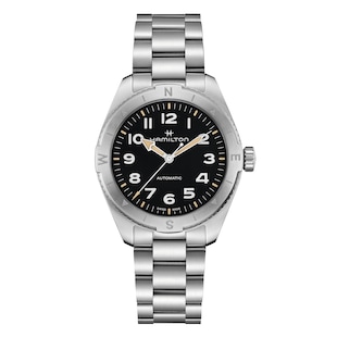 Hamilton Khaki Field Expedition 41mm Mens Watch Black Stainless Steel