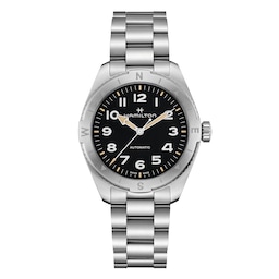 17150403 - Khaki Field Expedition 41mm Mens Watch Black Stainless Steel