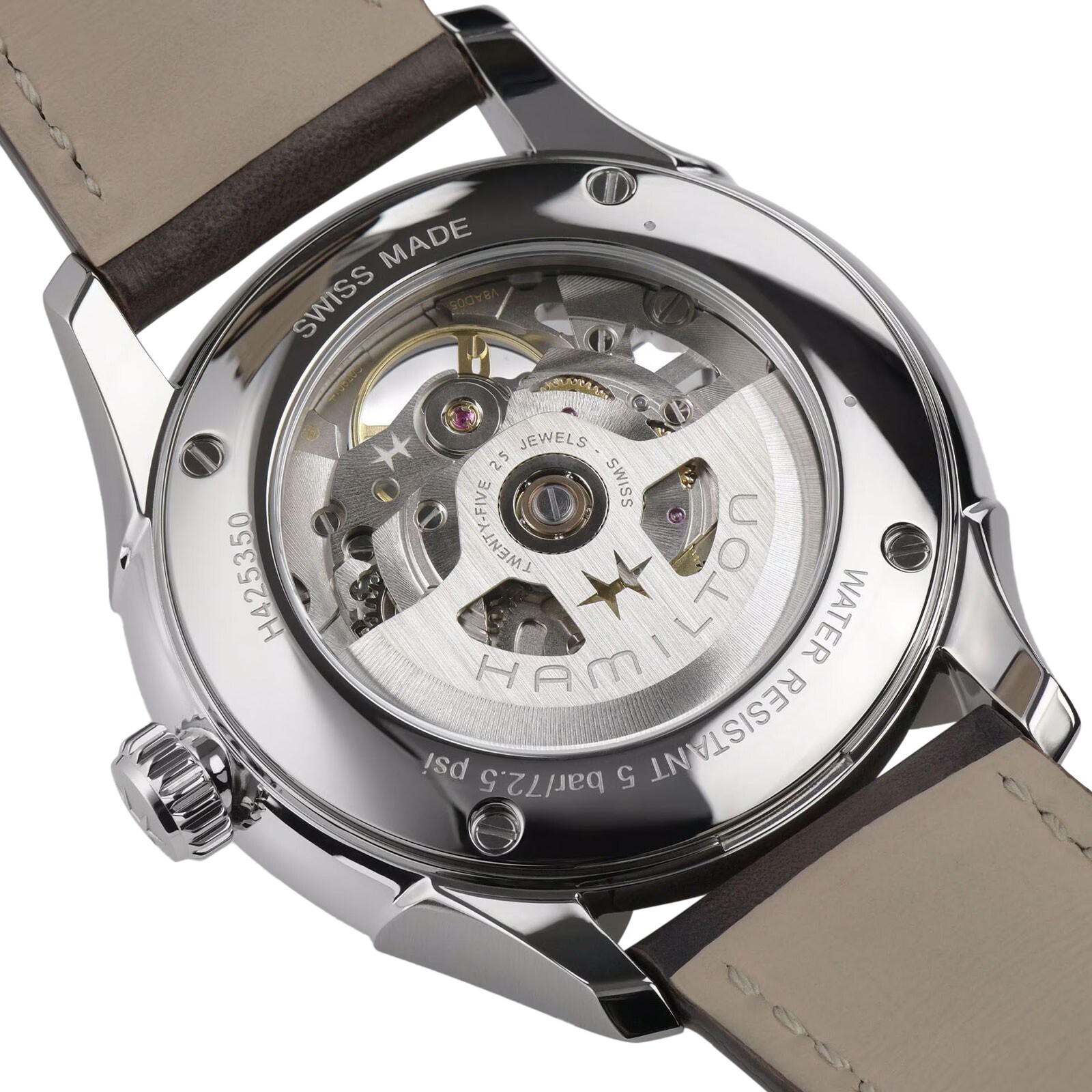 Hamilton Jazzmaster Skeleton Automatic 40mm Mens Watch Navy Stainless Steel Hamilton Jazzmaster Skeleton Automatic 40mm Mens Watch Navy Stainless Steel