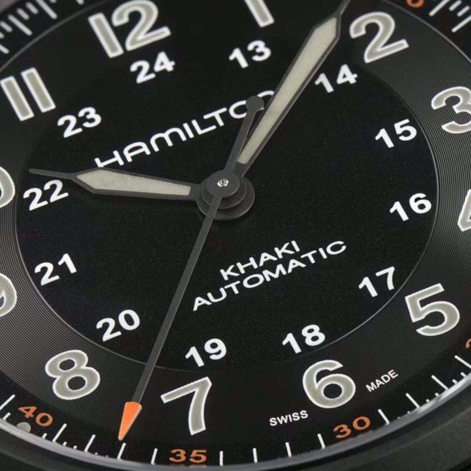 Hamilton Khaki Field Titanium Automatic 42mm Mens Watch Black Hamilton Khaki Field Titanium Automatic 42mm Mens Watch Black