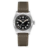 Hamilton Khaki Field Expedition Automatic 37mm Mens Watch Black Leather