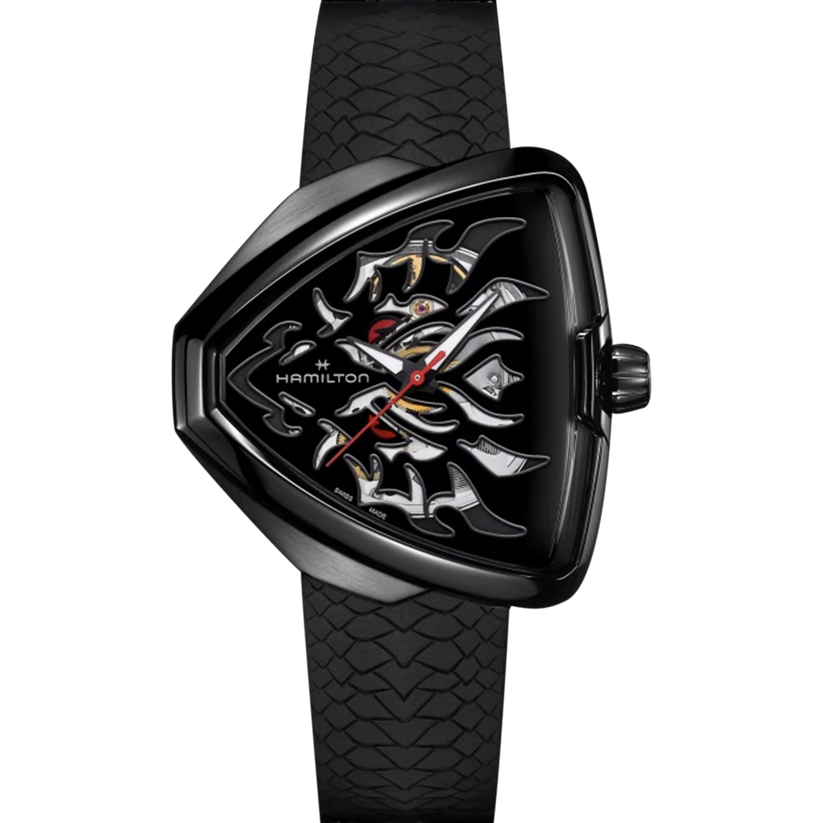 Hamilton Ventura Elvis80 42mm Mens Watch Black Hamilton Ventura Elvis80 42mm Mens Watch Black