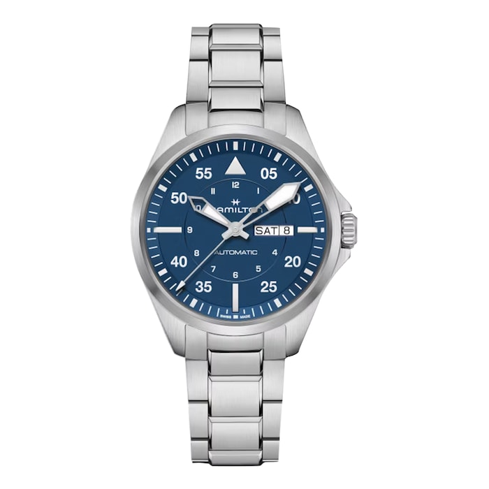 Hamilton Khaki Aviation 42mm Unisex Watch Blue