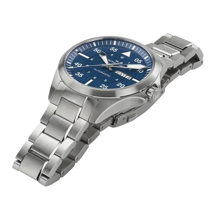 Hamilton Khaki Aviation 42mm Unisex Watch Blue