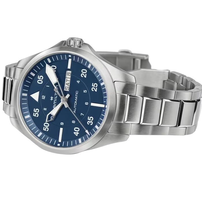 Hamilton Khaki Aviation 42mm Unisex Watch Blue