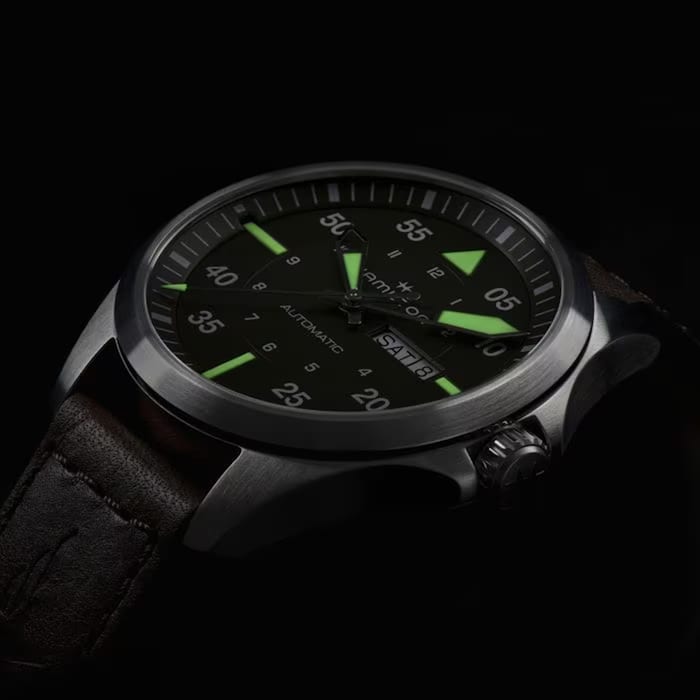 Hamilton Khaki Aviation 42mm Unisex Watch Green