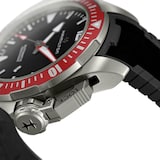 Hamilton Khaki Navy Frogman Titanium Auto 46mm Mens Watch Black