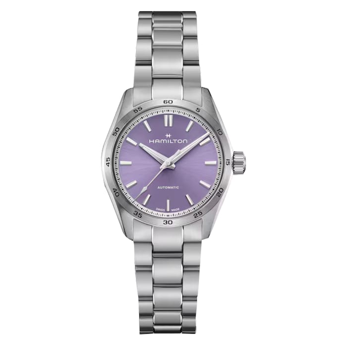 Hamilton Jazzmaster Performer Automatic 34mm Ladies Watch Purple